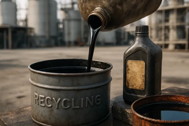 Afgewerkte olie en olie recycling: waardevolle grondstoffen opnieuw benutten Afgewerkte olie en olie recycling: waardevolle grondstoffen opnieuw benutten